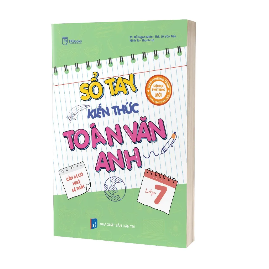 Ảnh Sách - Sổ Tay Kiến Thức Toán – Văn – Anh Lớp 6,7,8,9 - MC (Combo/lẻ tùy chọn) 1
