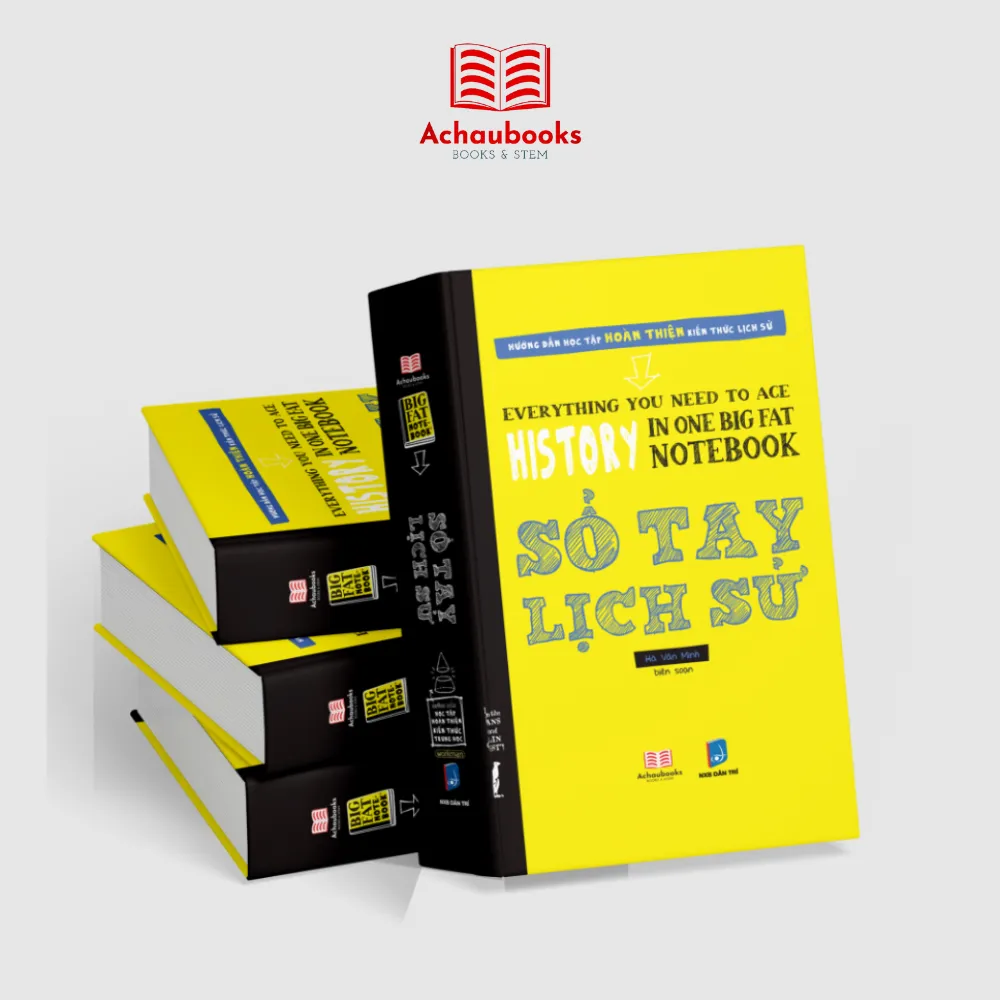Ảnh Sách Sổ tay lịch sử sách lịch sử Việt Nam và Thế giới bìa cứng 552 trang in màu - Á Châu Books 1