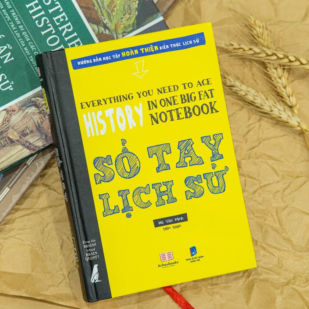 Ảnh Sách Sổ tay lịch sử sách lịch sử Việt Nam và Thế giới bìa cứng 552 trang in màu - Á Châu Books 2
