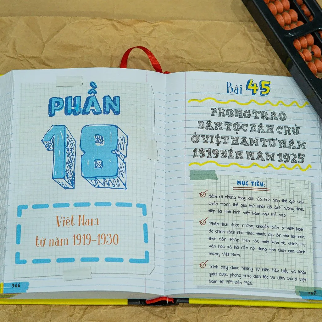 Ảnh Sách Sổ tay lịch sử sách lịch sử Việt Nam và Thế giới bìa cứng 552 trang in màu - Á Châu Books 4
