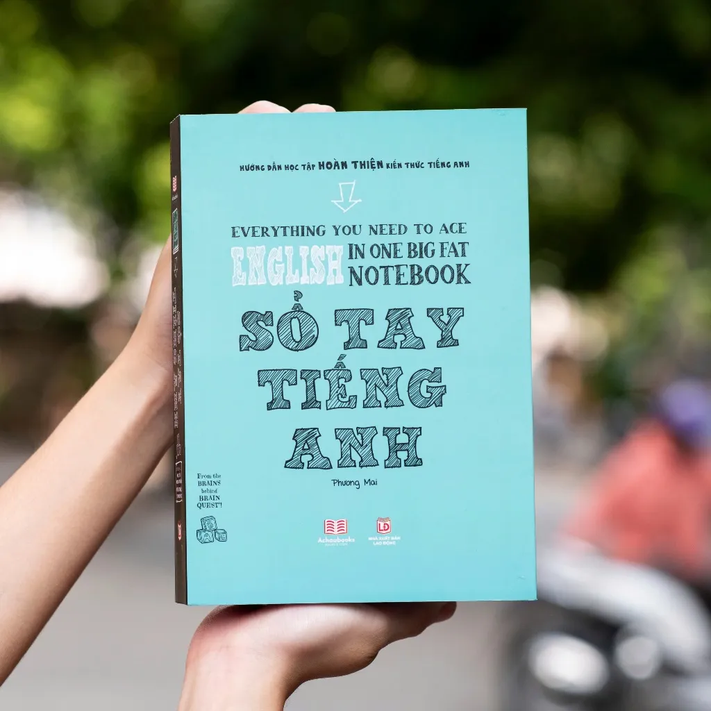 Ảnh Sách Sổ tay tiếng Anh Sách học tiếng Anh lớp 6 đến lớp 12 Bìa mềm 584 trang Á Châu Books 2