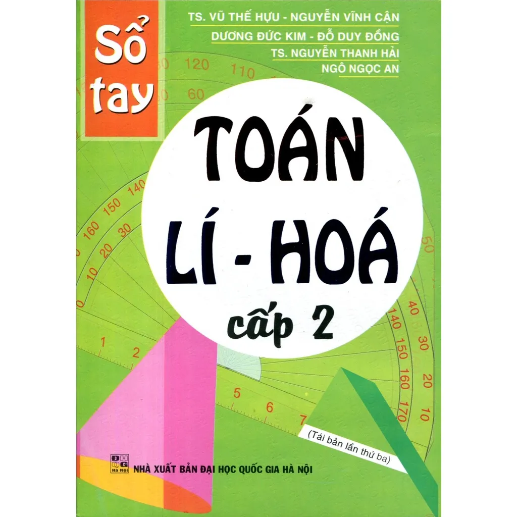 Ảnh Sách - Sổ Tay Toán Lí Hóa Cấp 2 (HA) 1