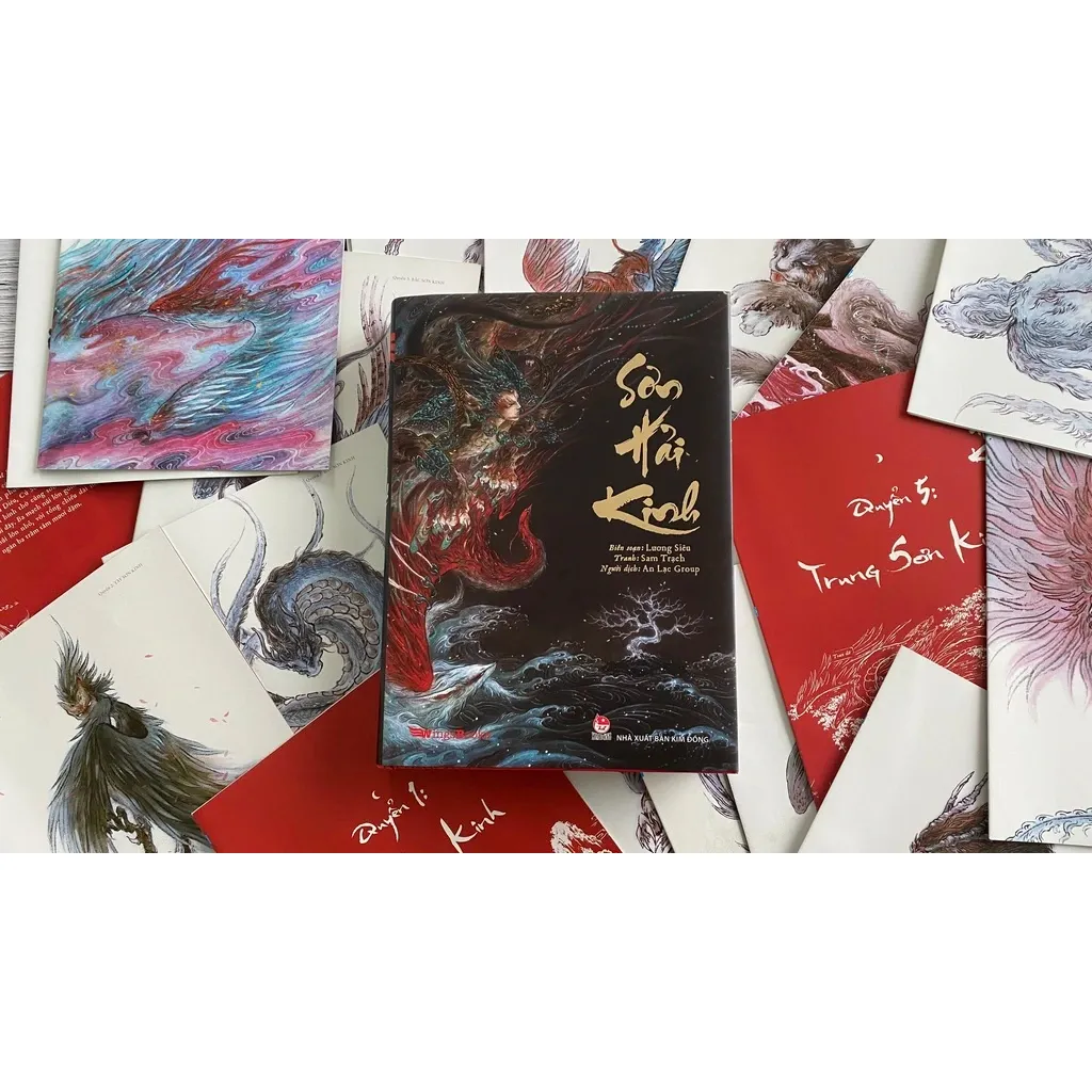 Ảnh Sách Sơn hải kinh - Bìa cứng, in màu (NXB Kim Đồng) 2