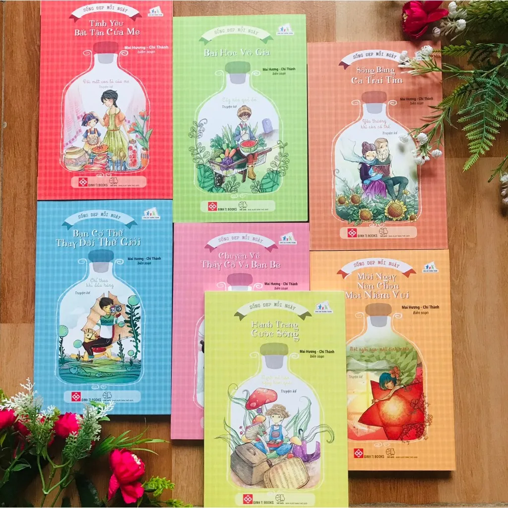 Ảnh SÁCH - Sống đẹp mỗi ngày - có nhiều chủ đề shop tự chọn. Sách tập nào cũng hay các bạn yên tâm nhé 4