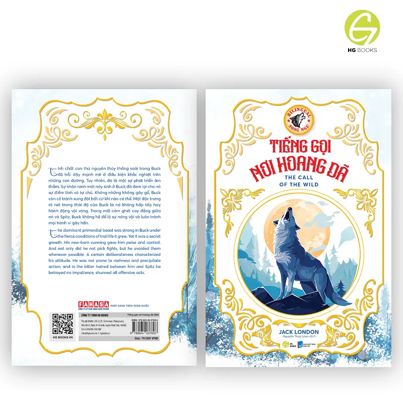 Ảnh Sách song ngữ kinh điển Tiếng Gọi Nơi Hoang Dã có note từ vựng tặng kèm file nghe HG Books 3