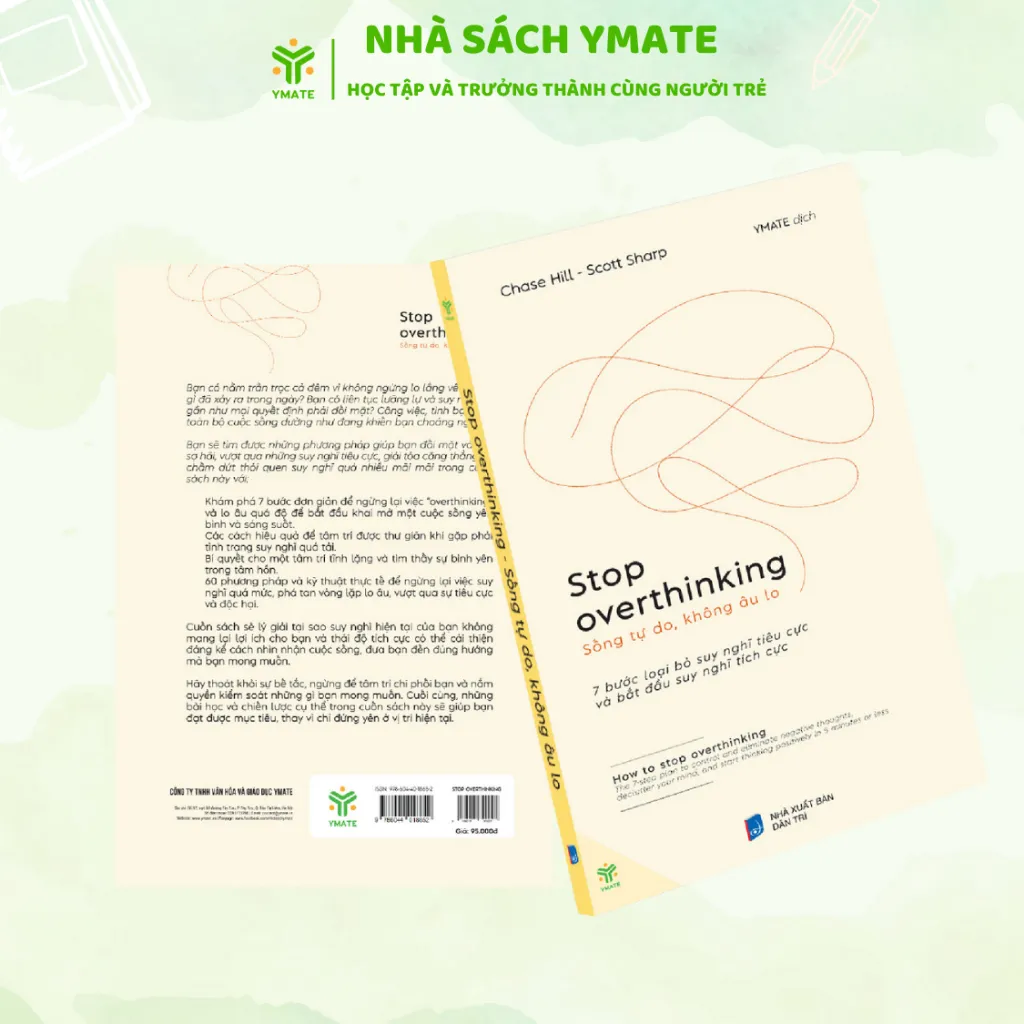 Ảnh Sách Stop Overthinking - Sống Tự Do, Không Âu Lo - YMATE 2