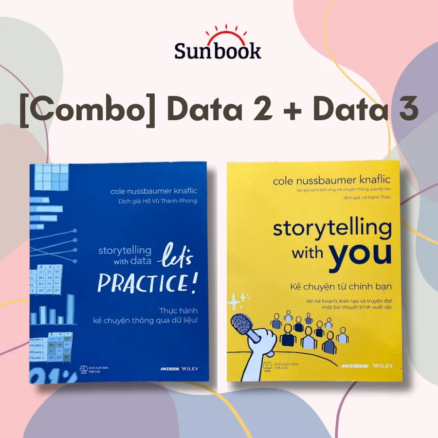 Ảnh Sách Storytelling With Data: Let's Practice! & Storytelling With You 1