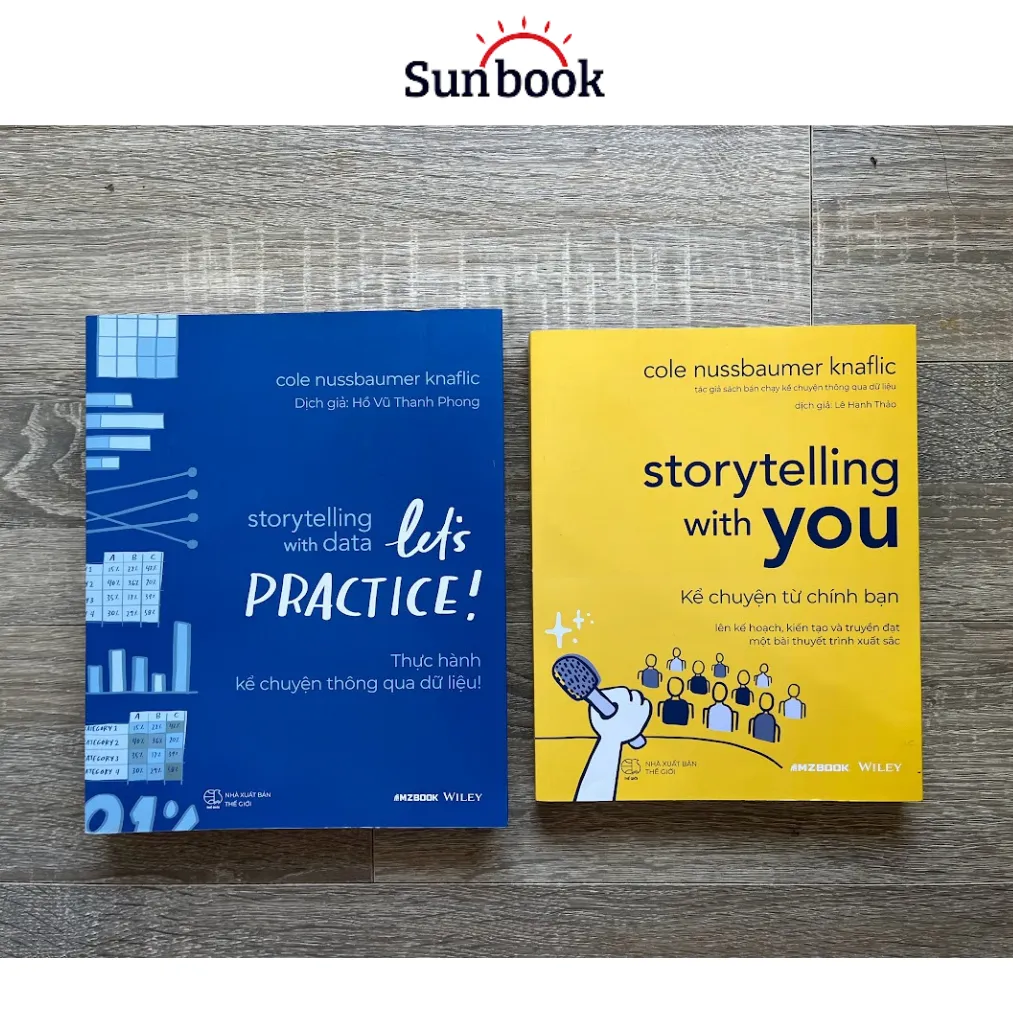 Ảnh Sách Storytelling With Data: Let's Practice! & Storytelling With You 2