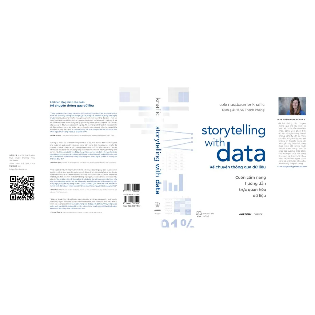 Ảnh Sách - Storytelling With Data - Kể Chuyện Thông Qua Dữ Liệu - Cuốn Cẩm Nang Hướng Dẫn Trực Quan Hoá Dữ Liệu 2
