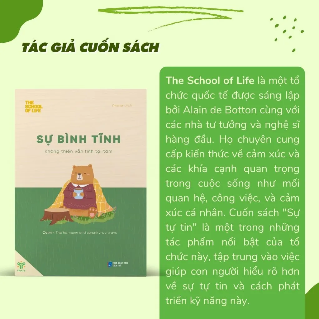 Ảnh Sách Sự Bình Tĩnh - Không Thiền Vẫn Tĩnh Tại Tâm - YMATE 3