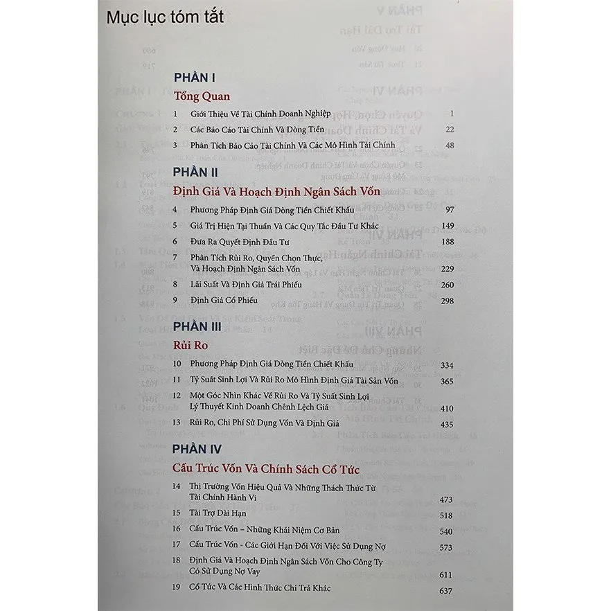 Ảnh Sách Tài Chính Doanh Nghiệp (Corporate Finance) 3