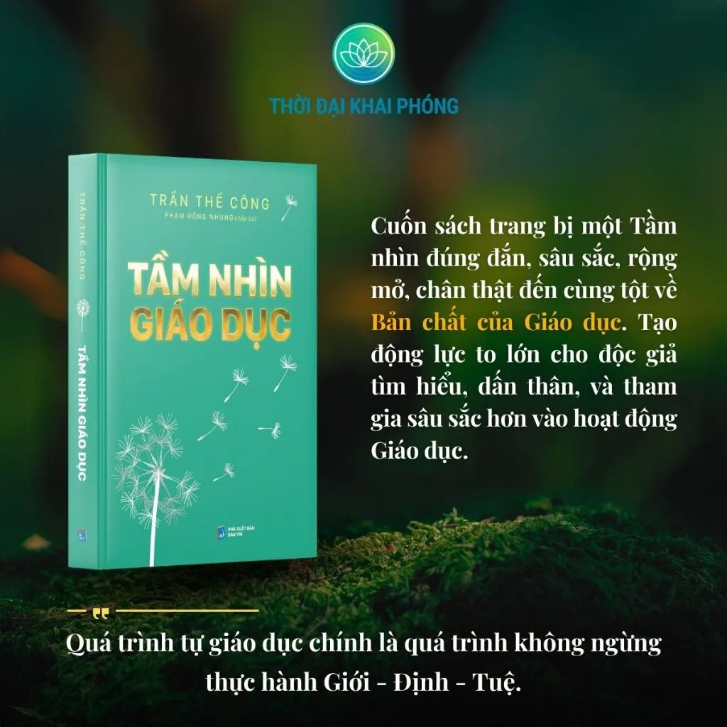 Ảnh Sách - Tầm Nhìn Giáo Dục (bìa cứng) - Tác giả Trần Thế Công 2