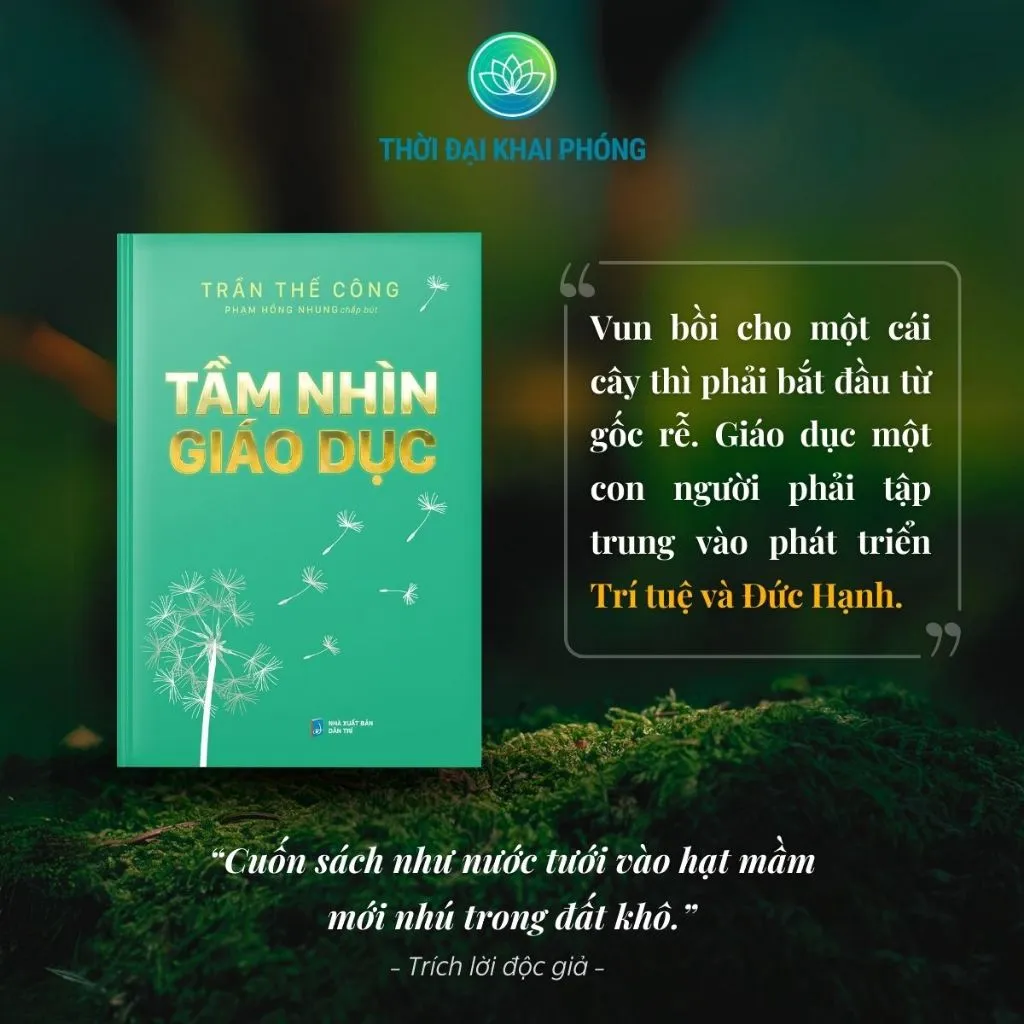 Ảnh Sách - Tầm Nhìn Giáo Dục (bìa cứng) - Tác giả Trần Thế Công 3