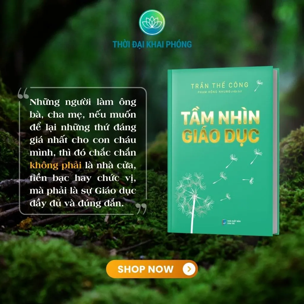 Ảnh Sách - Tầm Nhìn Giáo Dục (bìa cứng) - Tác giả Trần Thế Công 4