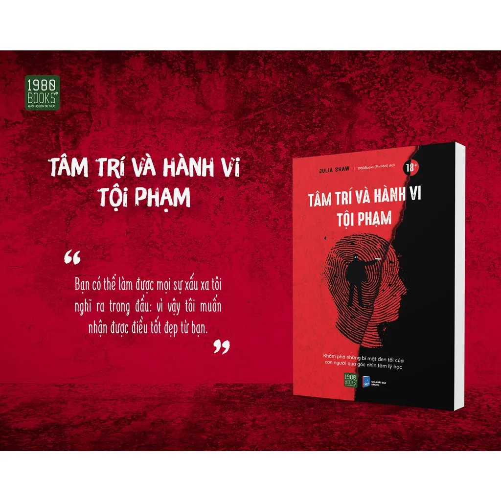 Ảnh Sách - Tâm trí và hành vi tội phạm - Julia Shaw (1980BOOKS HCM) 2