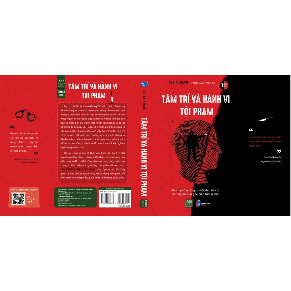 Ảnh Sách - Tâm trí và hành vi tội phạm - Julia Shaw (1980BOOKS HCM) 3