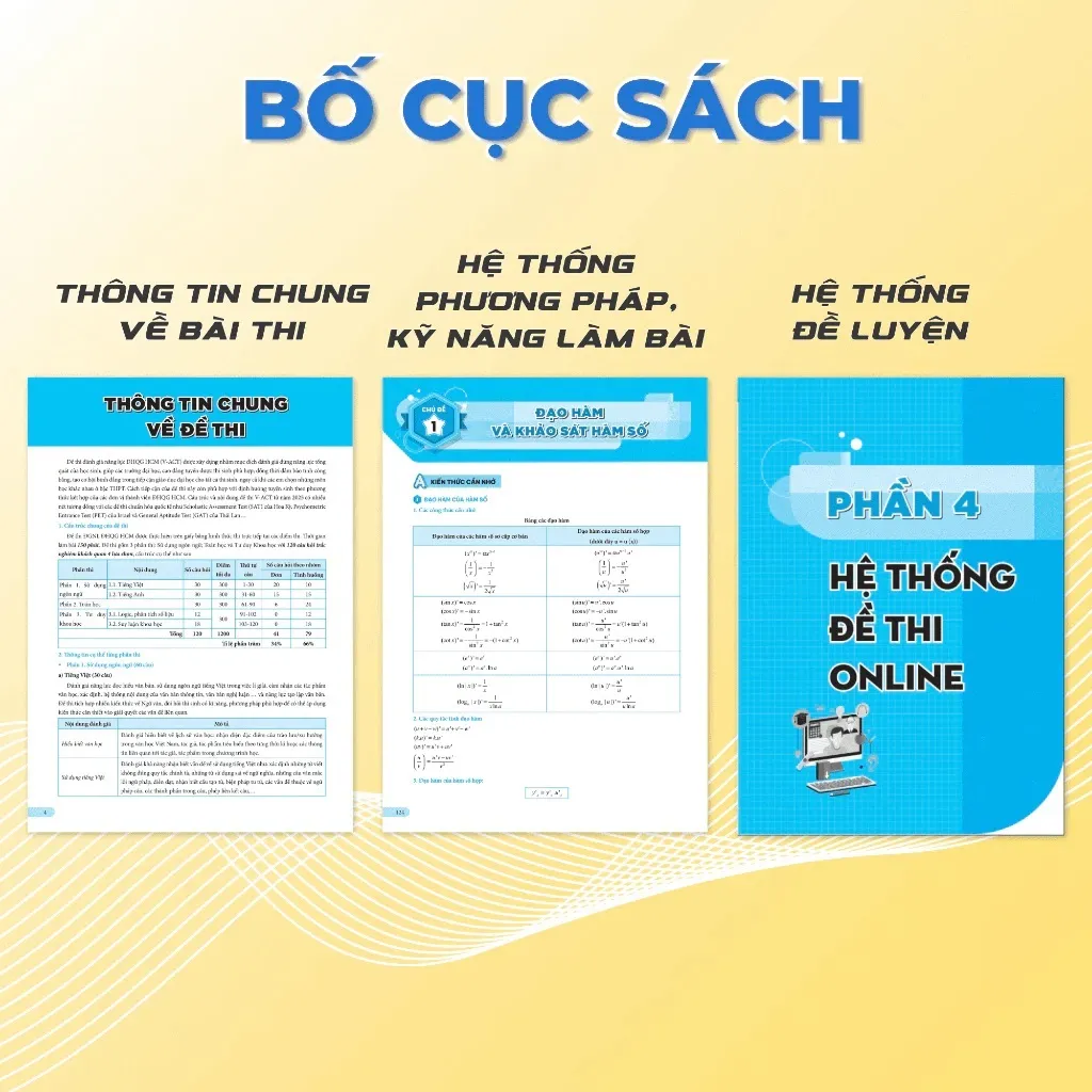 Ảnh Sách Tăng tốc luyện đề thi Đánh giá năng lực ĐHQG TP.HCM 3