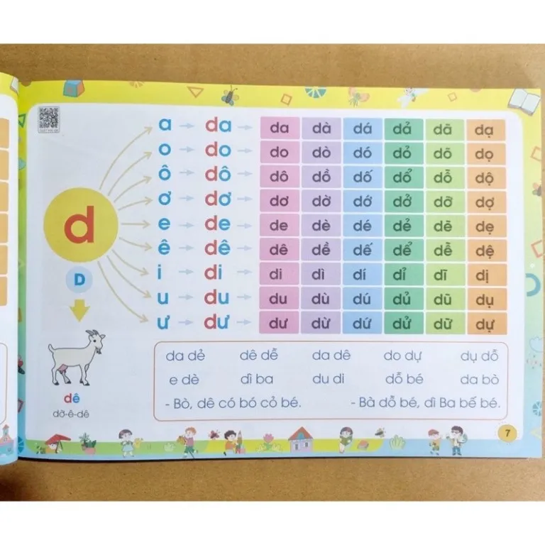 Ảnh Sách - Tập Đánh Vần Tiếng Việt Kèm File Nghe Quét QR (4-6 Tuổi) 3