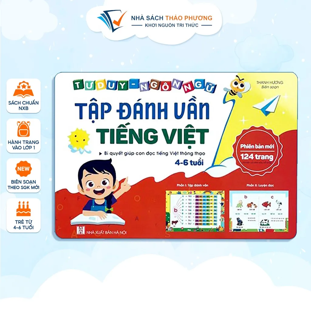 Ảnh Sách - Tập đánh vần Tiếng Việt (Bí quyết giúp con đọc tiếng Việt thông thạo 4-6 tuổi) 1