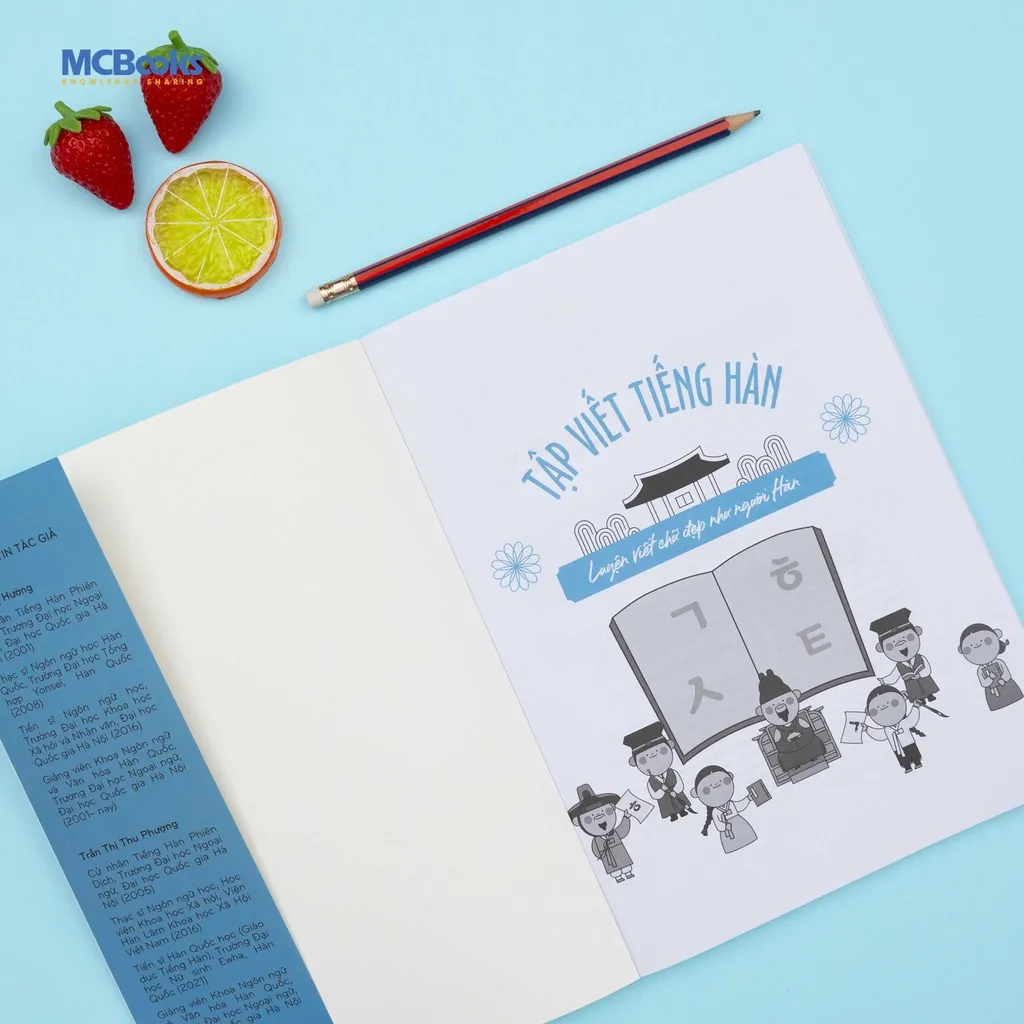 Ảnh Sách - Tập viết tiếng Hàn Mcbooks 2