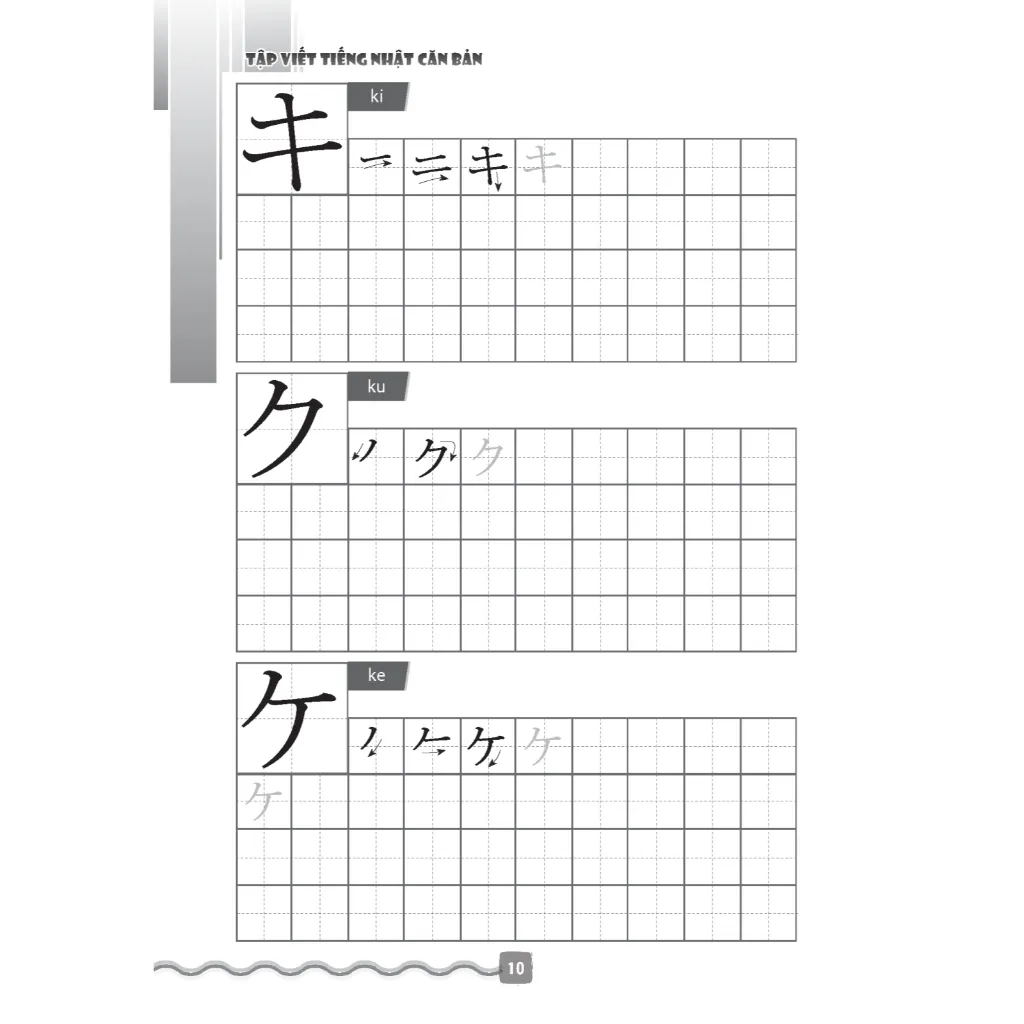 Ảnh Sách - Tập viết tiếng Nhật căn bản KATAKANA 1