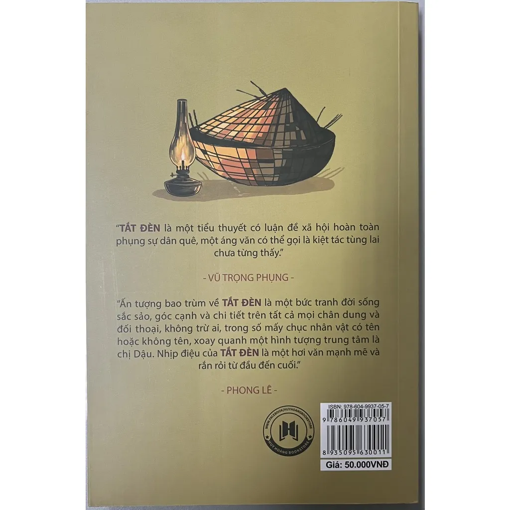 Ảnh Sách Tắt đèn - Huy Hoàng - HHB 1