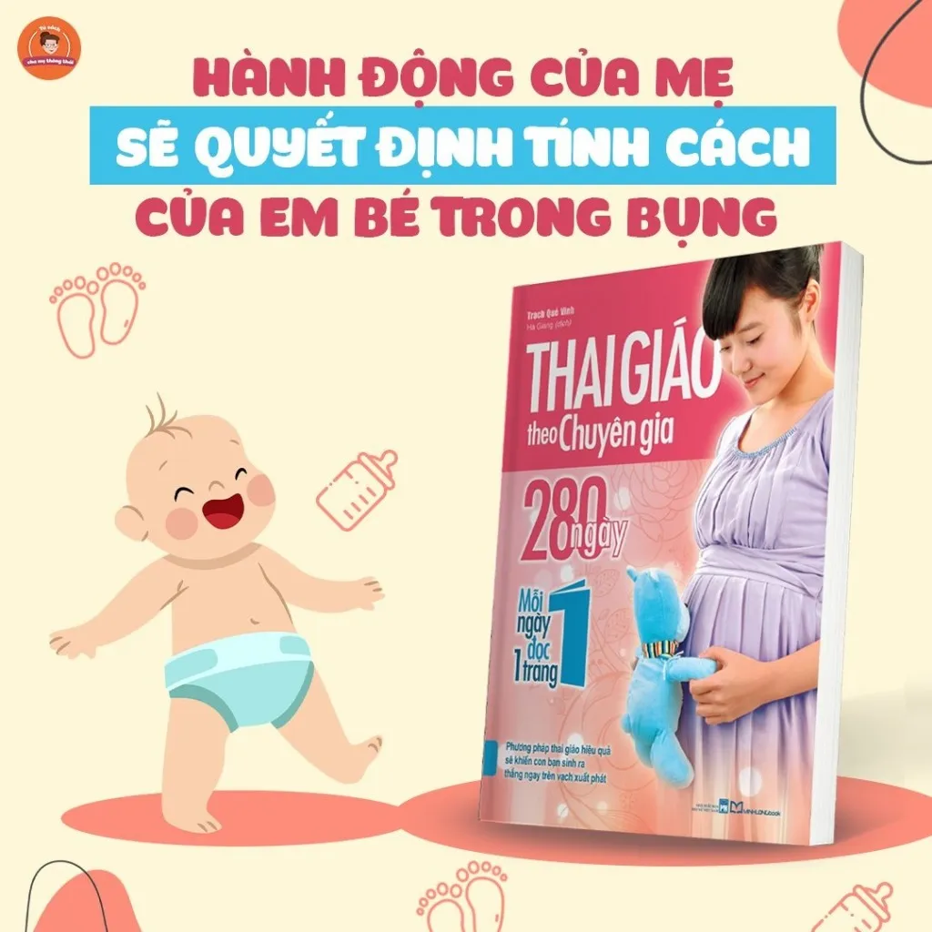 Ảnh Sách: Thai Giáo Theo Chuyên Gia - 280 Ngày Mỗi Ngày Đọc 1 Trang 2