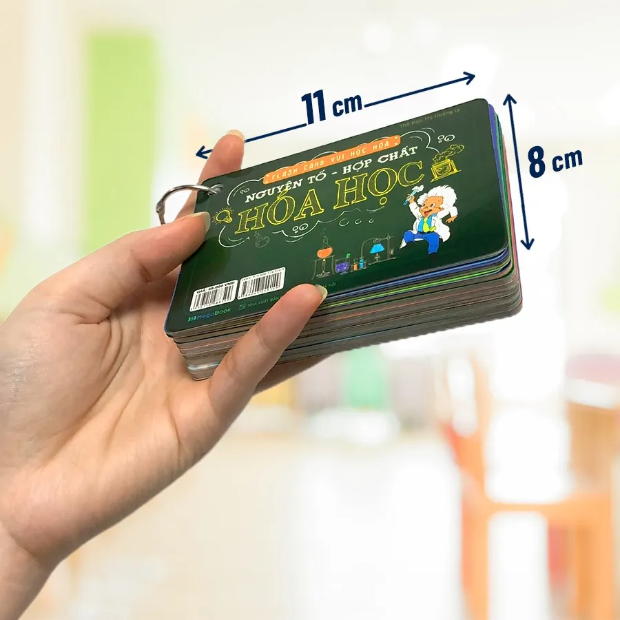 Ảnh Sách Thẻ học hóa thông minh Học Nguyên Tố Hợp Chất Hóa Học 1
