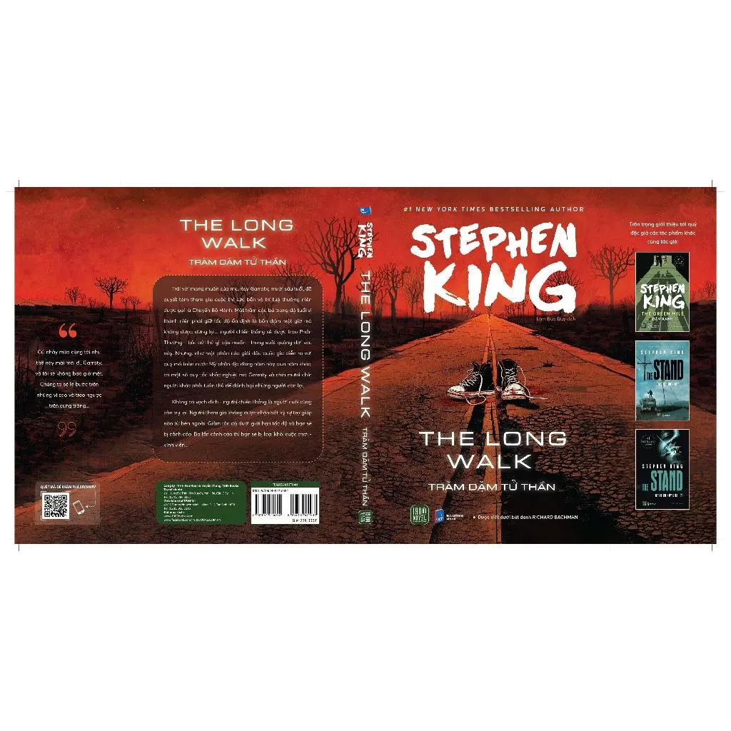 Ảnh Sách - The Long Walk (Trăm Dặm Tử Thần) - Stephen King 1