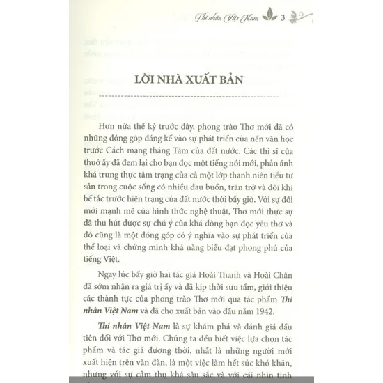 Ảnh Sách - Thi Nhân Việt Nam (bìa mềm) 2