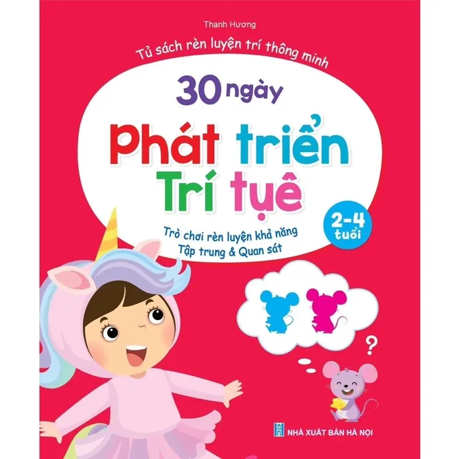Ảnh Sách Thiếu Nhi- Bộ 4 Quyển 30 Ngày Phát Triển Trí Tuệ Dành Cho Trẻ Từ 2 - 4 Tuổi Rèn Luyện Khả Năng Tư Duy Quan Sát 3