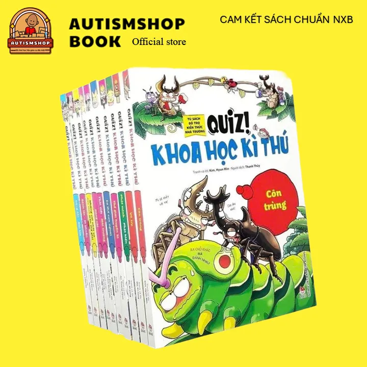 Ảnh Sách thiếu nhi Quiz! Khoa học kì thú Tủ sách bổ trợ kiến thức nhà trường 1