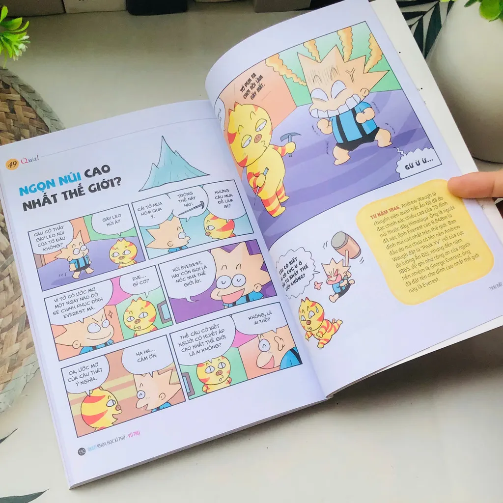 Ảnh Sách thiếu nhi Quiz! Khoa học kì thú Tủ sách bổ trợ kiến thức nhà trường 3