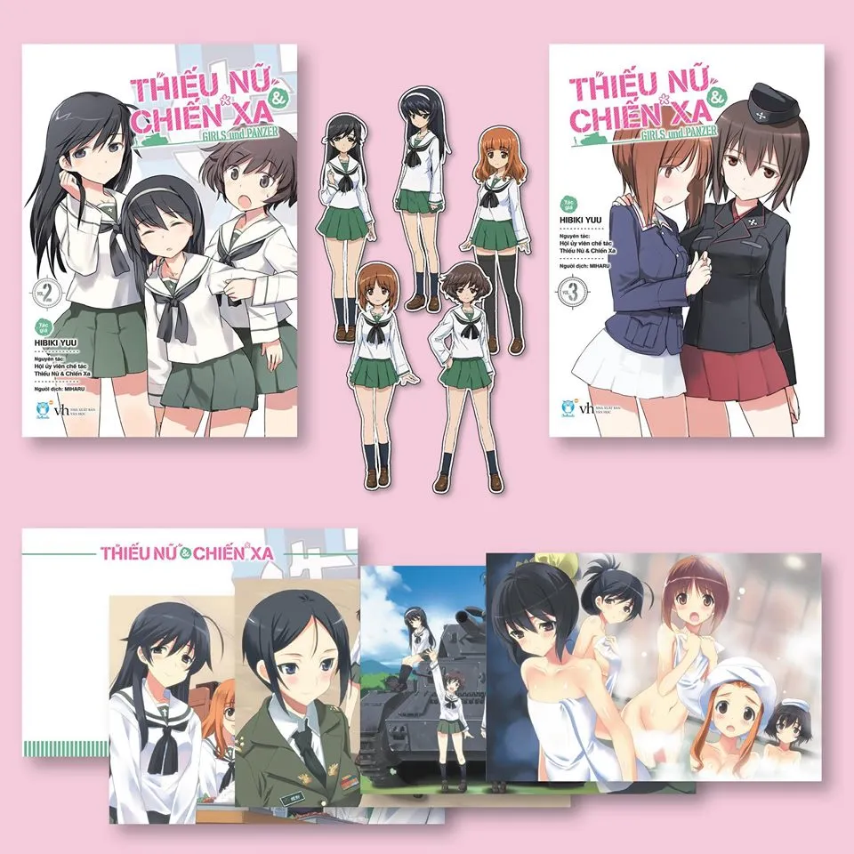 Ảnh sách - Thiếu Nữ & Chiến Xa -Tập 2 & 3 (Bộ 2 Tập)Tặng Kèm 5 Bookmark + 4 Postcard 2