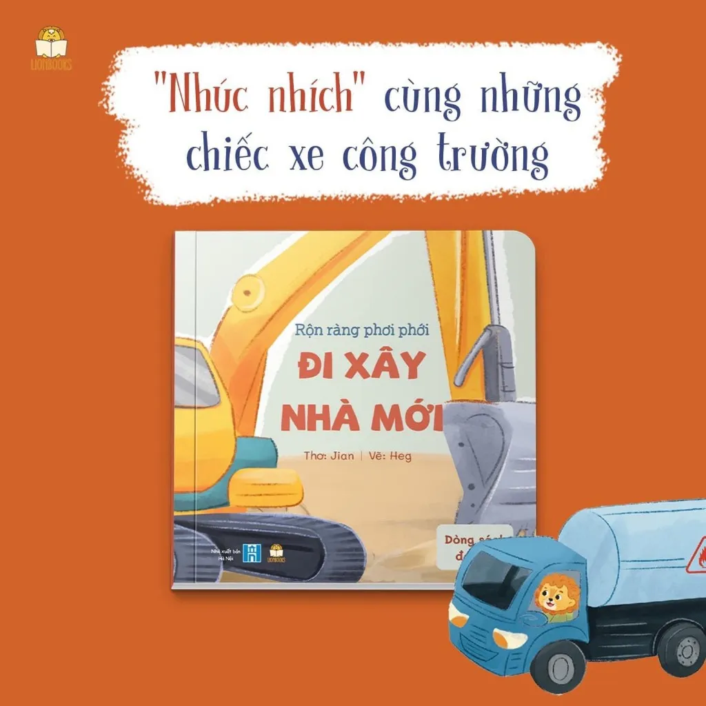 Ảnh Sách Thơ Bộ 3 Cuốn: Đưa Bé Đi Chơi - Đi Xây Nhà Mới - Í Ới Lên Đường [Lionbooks] 1