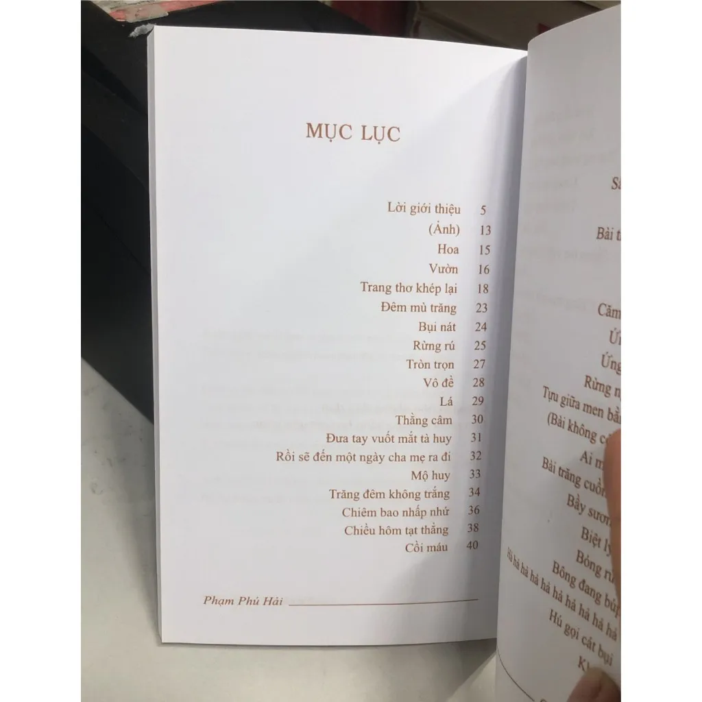Ảnh Sách - Thơ Gánh Nước Tưới Sông 1