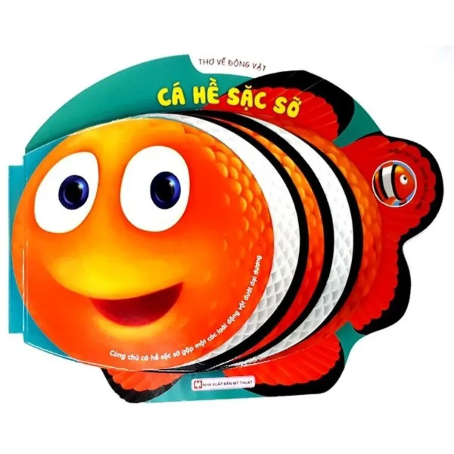 Ảnh Sách - Thơ Về Động Vật: Cô Cừu Mũm Mĩm, Cá Hề Sặc Sỡ, Nhím Con Nhiều Gai, Chị Ong Chăm Chỉ - Bộ 4 quyển, lẻ tùy chọn 1