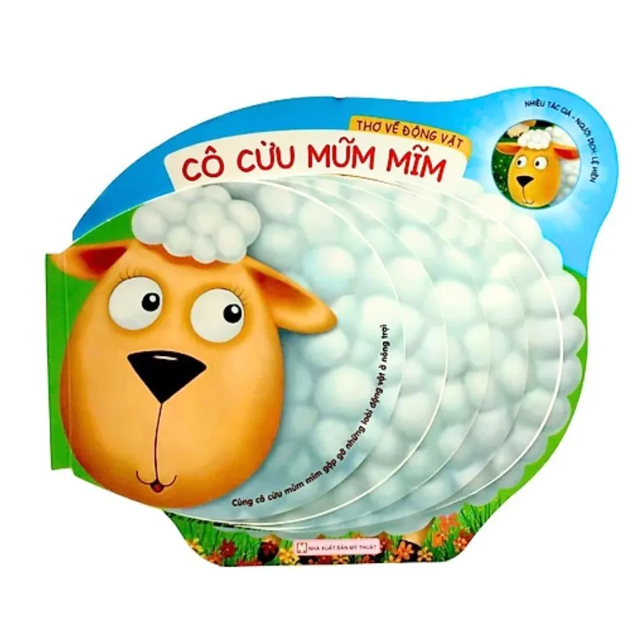 Ảnh Sách - Thơ Về Động Vật: Cô Cừu Mũm Mĩm, Cá Hề Sặc Sỡ, Nhím Con Nhiều Gai, Chị Ong Chăm Chỉ - Bộ 4 quyển, lẻ tùy chọn 3