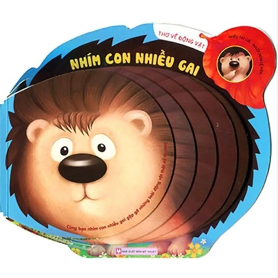 Ảnh Sách - Thơ Về Động Vật: Cô Cừu Mũm Mĩm, Cá Hề Sặc Sỡ, Nhím Con Nhiều Gai, Chị Ong Chăm Chỉ - Bộ 4 quyển, lẻ tùy chọn 4
