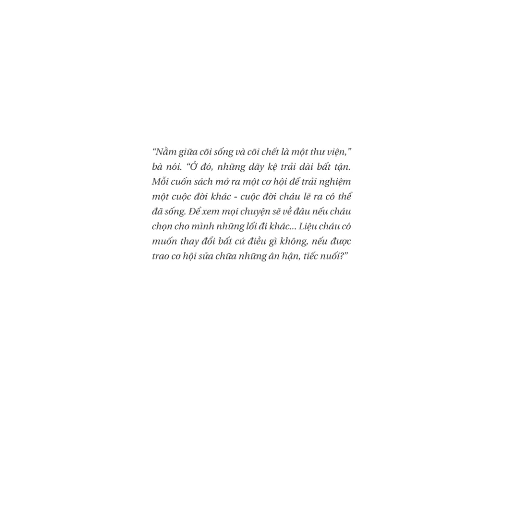 Ảnh Sách - Thư Viện Nửa Đêm (Matt Haig) 2