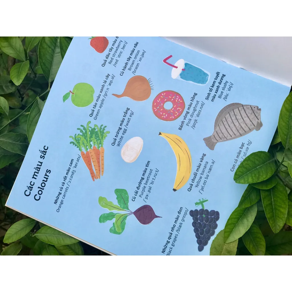 Ảnh SÁCH - Thư viện từ vựng đầu đời cho bé - Thức ăn của tớ - My food! 2
