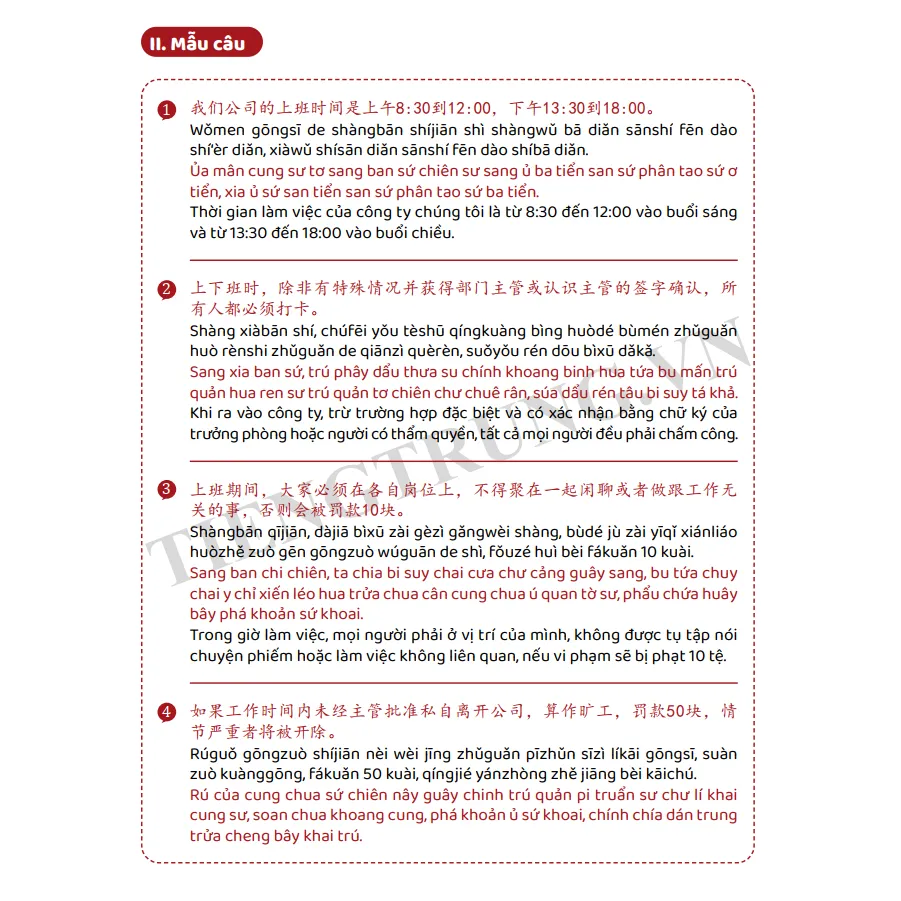 Ảnh Sách - Tiếng Trung Giao Tiếp Cho Người Đi Làm Văn Phòng - Công Xưởng - Kinh Doanh  - Nâng Cao 3