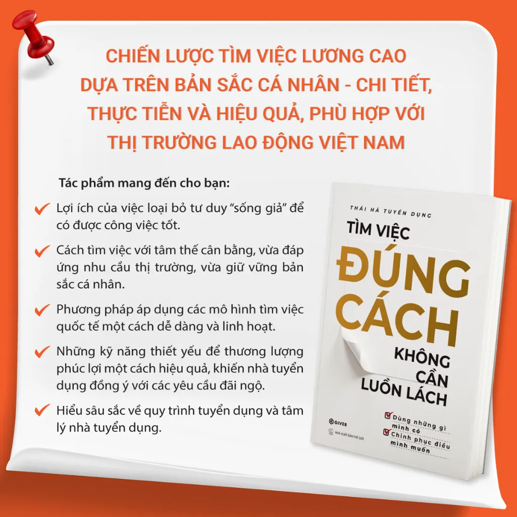 Ảnh Sách - Tìm Việc Đúng Cách Không Cần Luồn Lách - Dùng Những Gì Mình Có, Chinh Phục Điều Mình Muốn 2