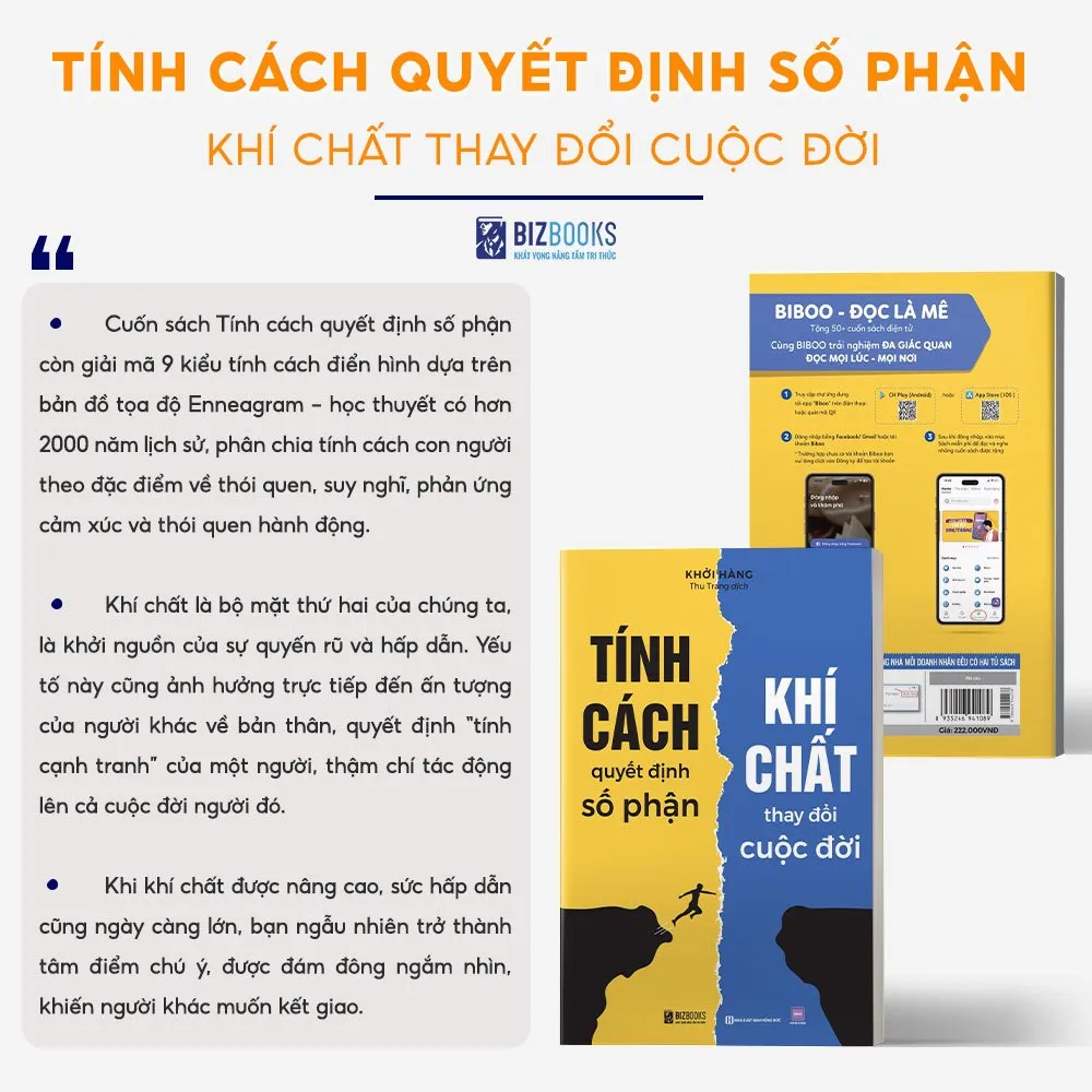 Ảnh Sách - Tính Cách Quyết Định Số Phận, Khí Chất Thay Đổi Cuộc Đời - Bizbooks 4