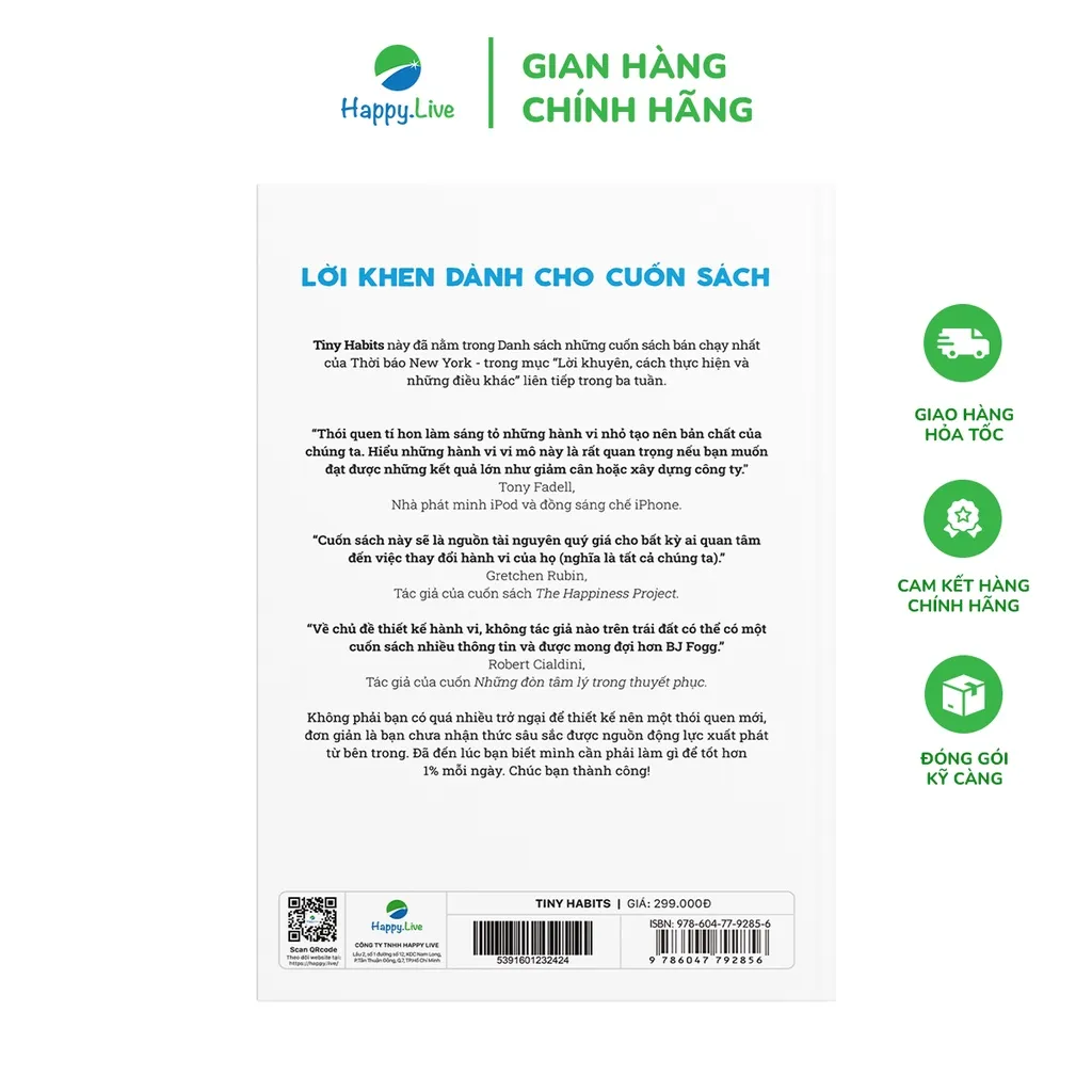 Ảnh Sách Tiny Habits - Thói Quen Tí Hon Tiềm Năng Khổng Lồ 2
