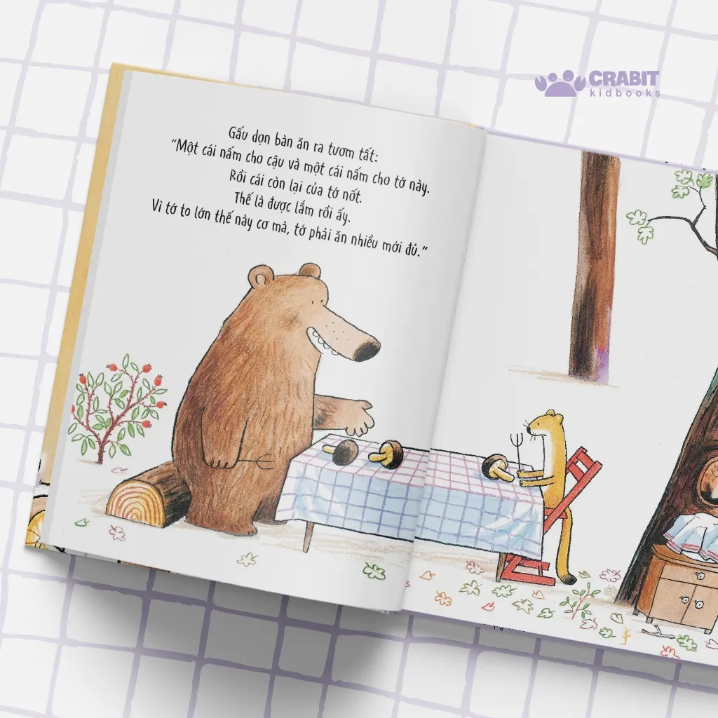Ảnh Sách - Tớ ăn hai cho cậu hẳn một cái nhé - Crabit Kidbooks 2