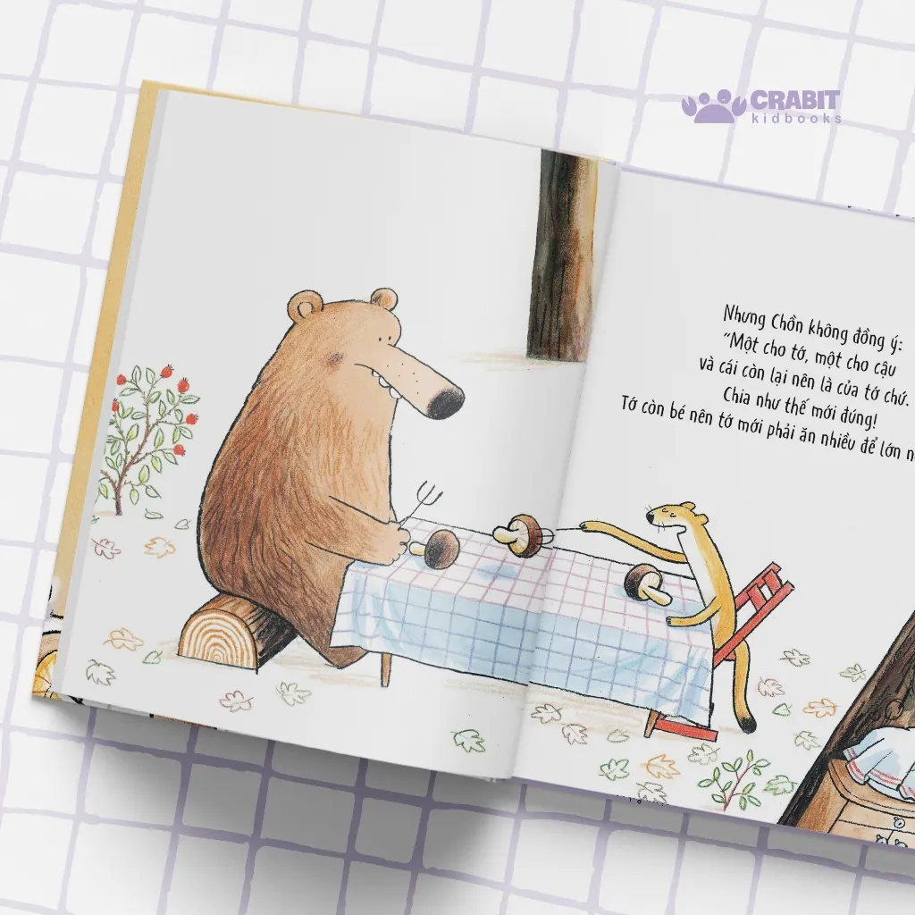 Ảnh Sách - Tớ ăn hai cho cậu hẳn một cái nhé - Crabit Kidbooks 3