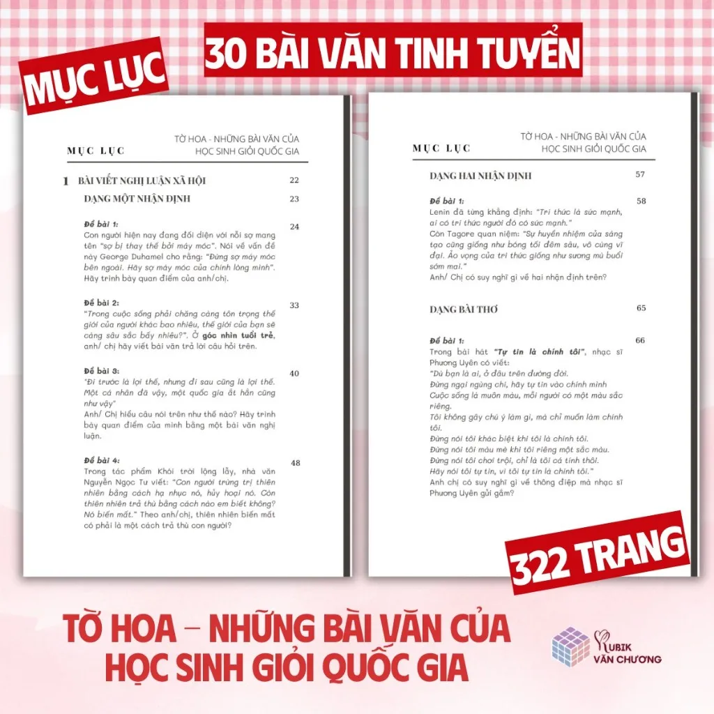 Ảnh Sách - Tờ Hoa - Những Bài Văn Của Học Sinh Giỏi Quốc Gia 3