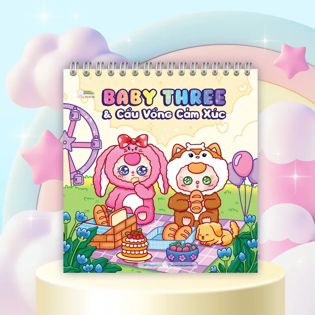 Ảnh Sách tô màu Baby Three & Cầu vồng cảm xúc 2