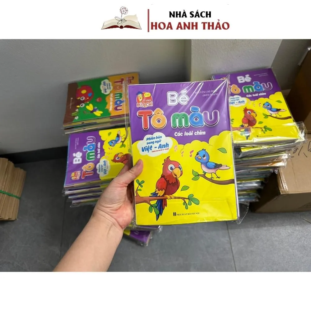 Ảnh Sách Tô Màu - Bộ 20 Cuốn Tô Màu Cho Bé Nhiều Chủ Đề Cho Bé Thoả Sức Sáng Tạo 4